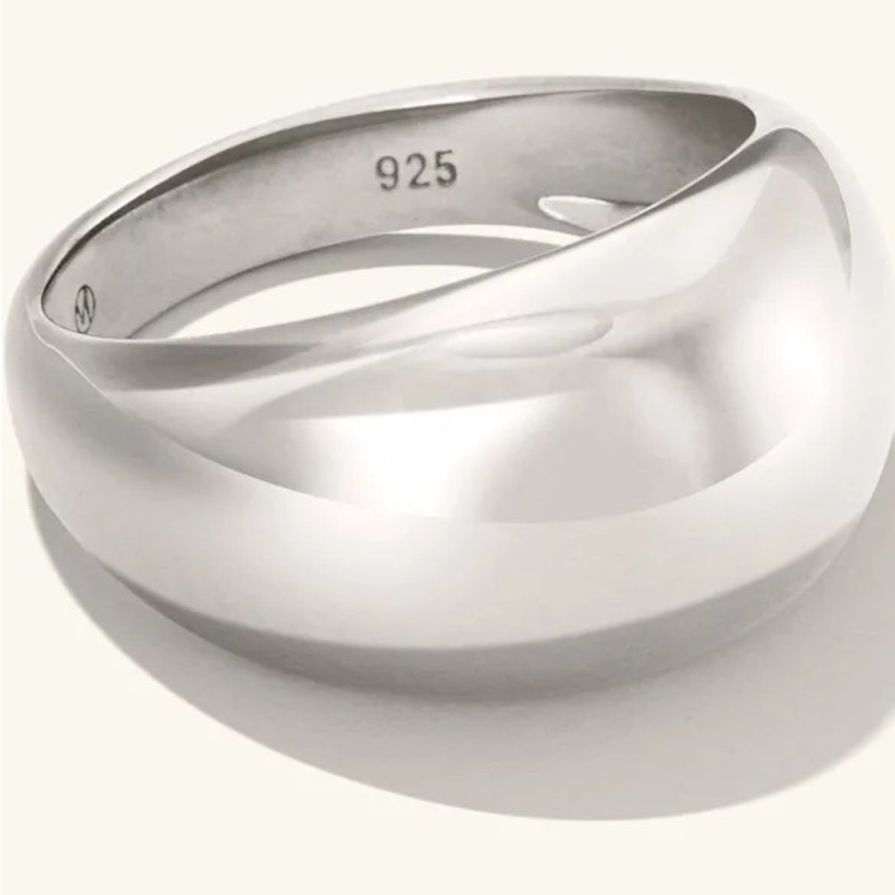 Vintage Sterling Silver Dome Ring